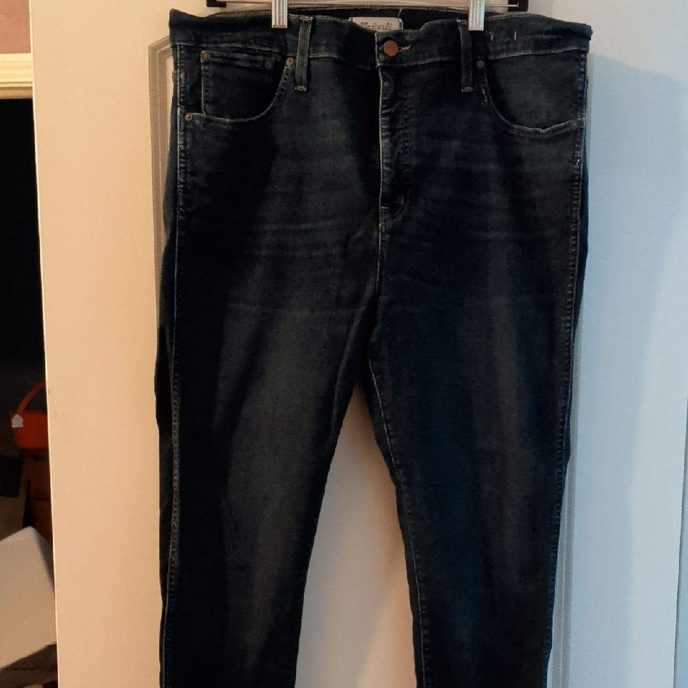 Madewell 10" High Rise Skinny Size 34